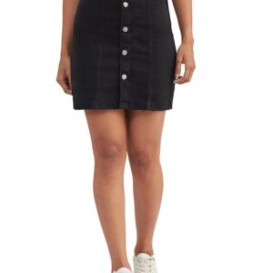 Dolce Crudo Women's Stretchable Bodycon Mini Denim Skirt
