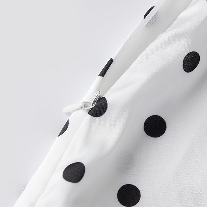 Women Polka Dot Satin Lace Skirt Silk Lace Trim Long Skirts A Line Vintage Y2k Going Out Streetwear - Image 4