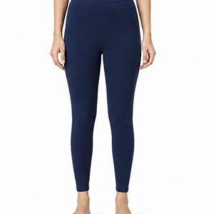 Women's Full Length Stretchable Legging, Cotton Blend, Solid, Skinny Fit, Casual Everyday Wear