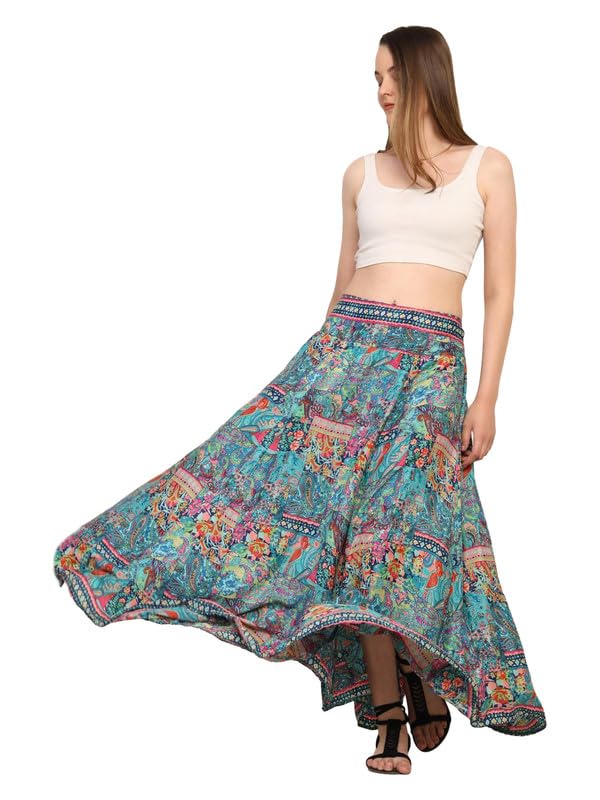 KE Kanha Exports Skirt for Woman | Women Skirts Skirt Perfect for Beach | Summer top | Boho | Short & Long Skirt | Stylish Lehenga Type - Image 4