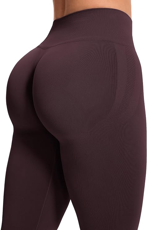 JOYSPELS Seamless Gym Leggings for Women UK High Waist Tummy Control Yoga Pants Womens Workout Ruched Scrunch Bums Activewear Leggings - Image 5